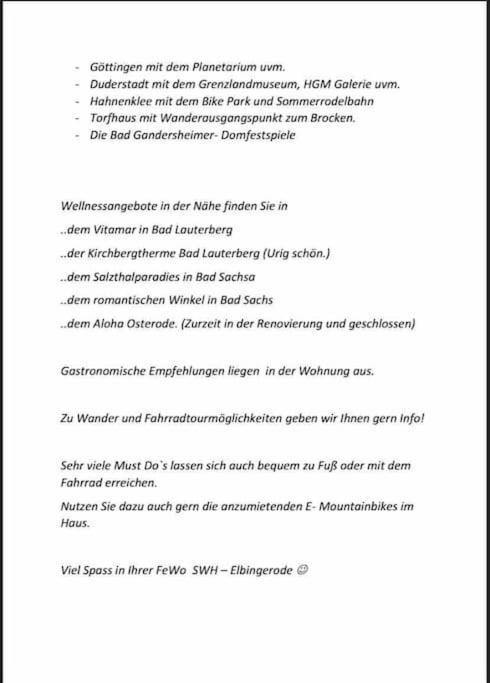 Ferienwohnung Sued - West Harz Mit Sauna E-Bikes Vorhanden! Horden am Harz Екстериор снимка